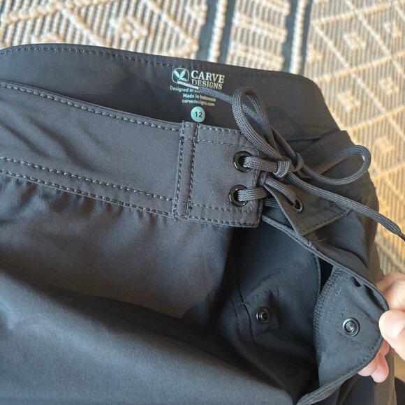 Carve Designs Boardshort Noosa 2.0 Beach Pool Resort Vacay Athletic Size 12 NWT - Picture 10 of 16